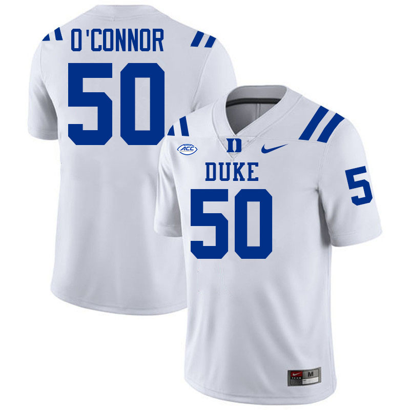 Kevin O'Connor Duke Jersey,Duke Blue Devils #50 Kevin O'Connor Jersey Youth College-White
